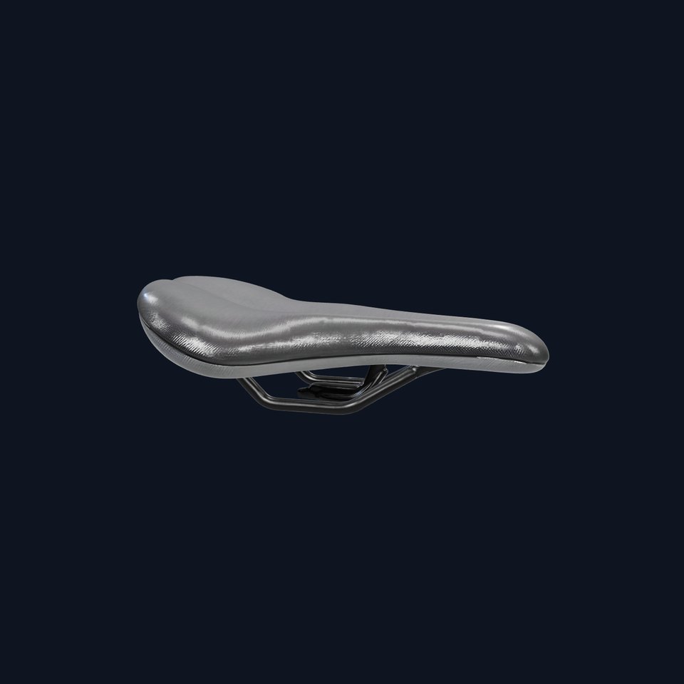 Ergonomic Bicycle Seat Model Pack with Detailed Textures